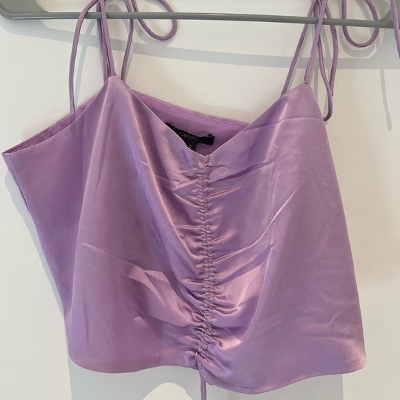 Forever 21 Light Purple Satin Tank Top - Picture 1 of 3